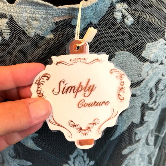 Simply Couture Sheer Long Sleeve Crochet Mesh Top/Cover Up, Women's Size XL - Picture 4 of 8